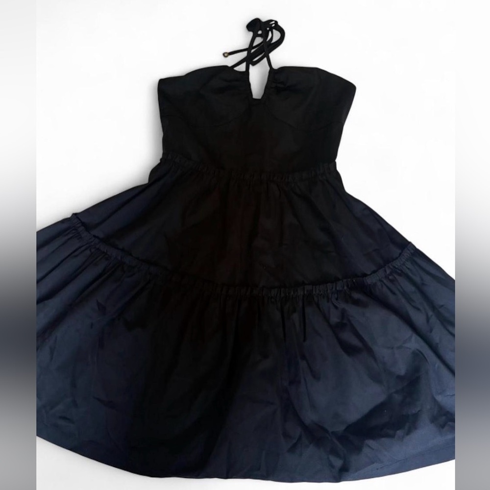Elegant Black Strapless Dress
